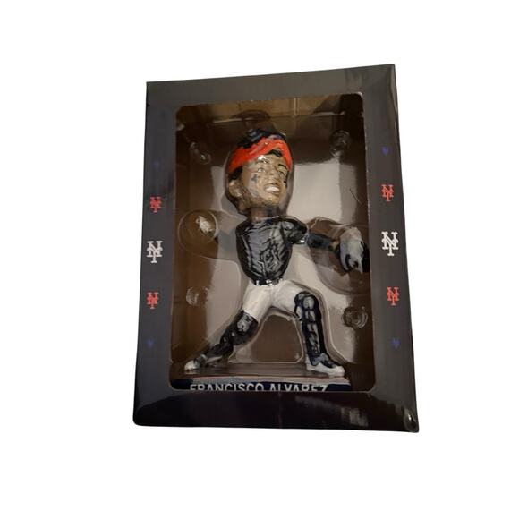 2025 New York Mets Francisco Alvarez MLB Baseball Bobblehead 8/2 Citi Field SGA - Picture 9 of 11
